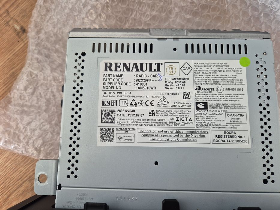 Navigatie dacia logan 3