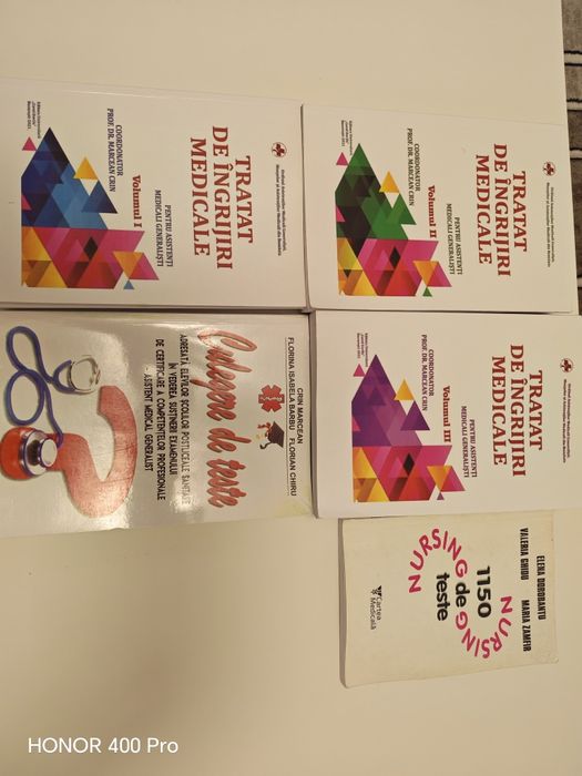 Cărți pt examen medical și pregătire bacalaureat