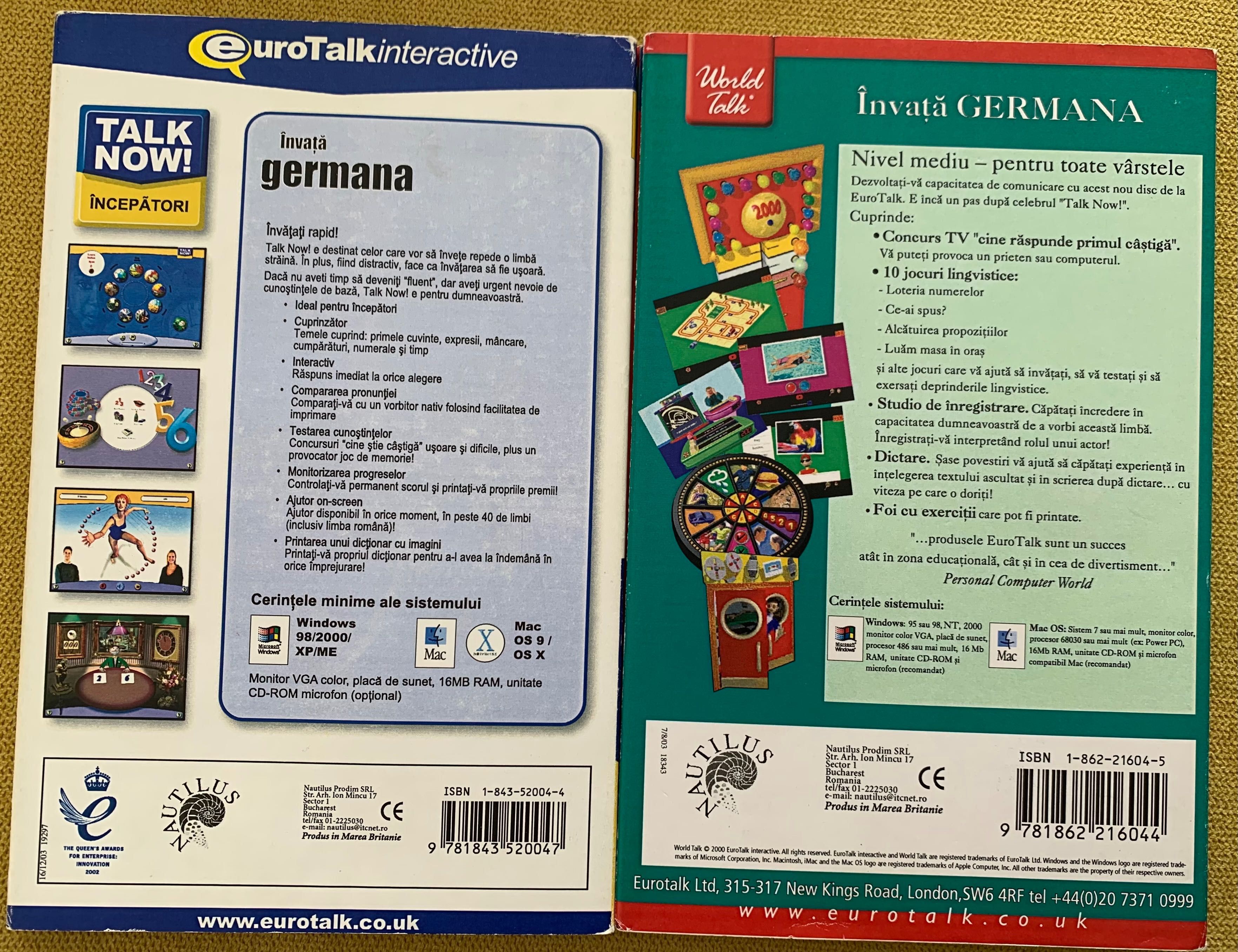Invata Germana EuroTalk Interactive CD