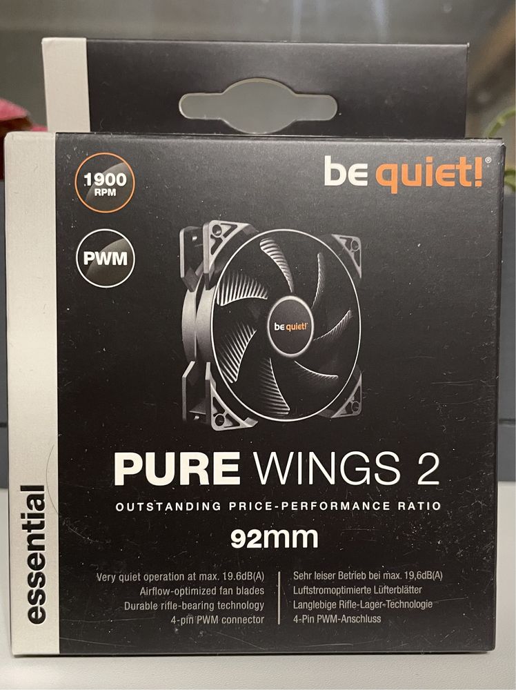 Охлаждение для корпуса be quiet! Pure Wings 2 92mm