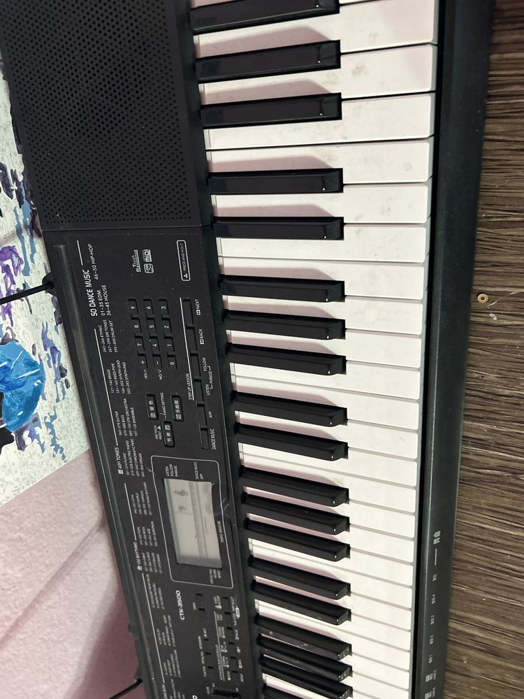 Синтезатор Casio ctk-3500 почти новый қолданылмаған звук жаксы