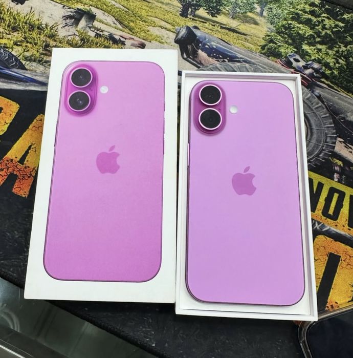 iPhone 16  Pink•128GB•Neverlocked•Factura•Garantie 2026•Full Boxn