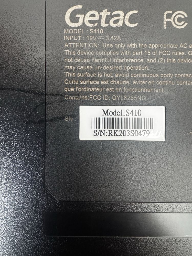Laptop rugged Getac s410 i5 1,6 16gb ram ssd 512