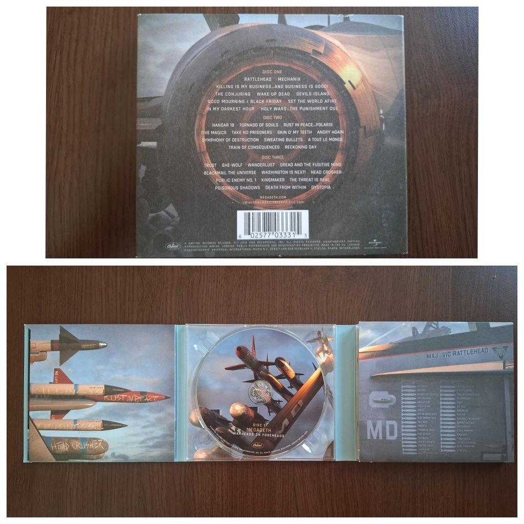 Оригинални CD - Megadeth дискове
