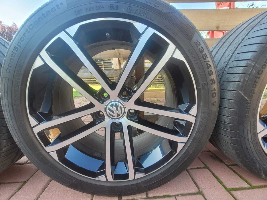 Jante aliaj originale Volkswagen R18 pentru Passat, Golf, Tiguan, etc.