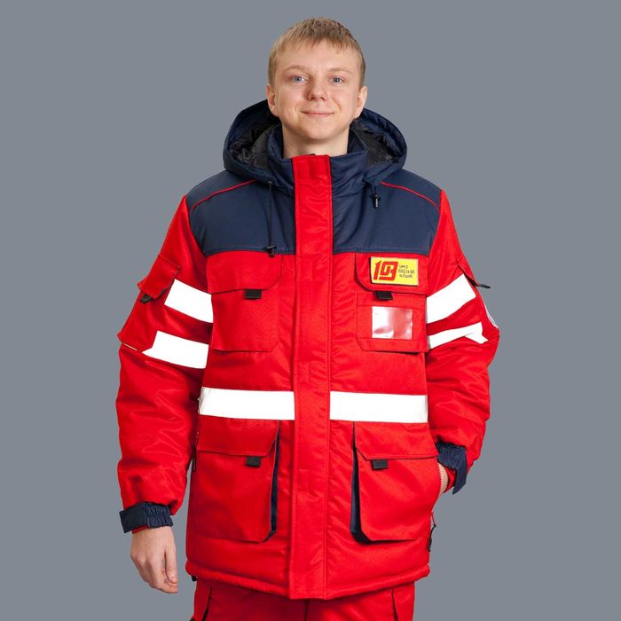 Мед форма  скорая  помошь красный зимняя  новая