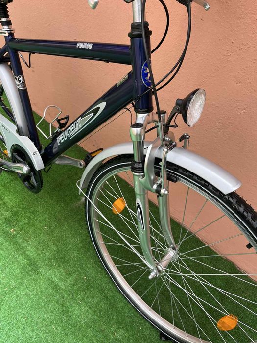 Като Нов Алуминиев Велосипед  PEGEOT 28цола 7х3 Внос Германия