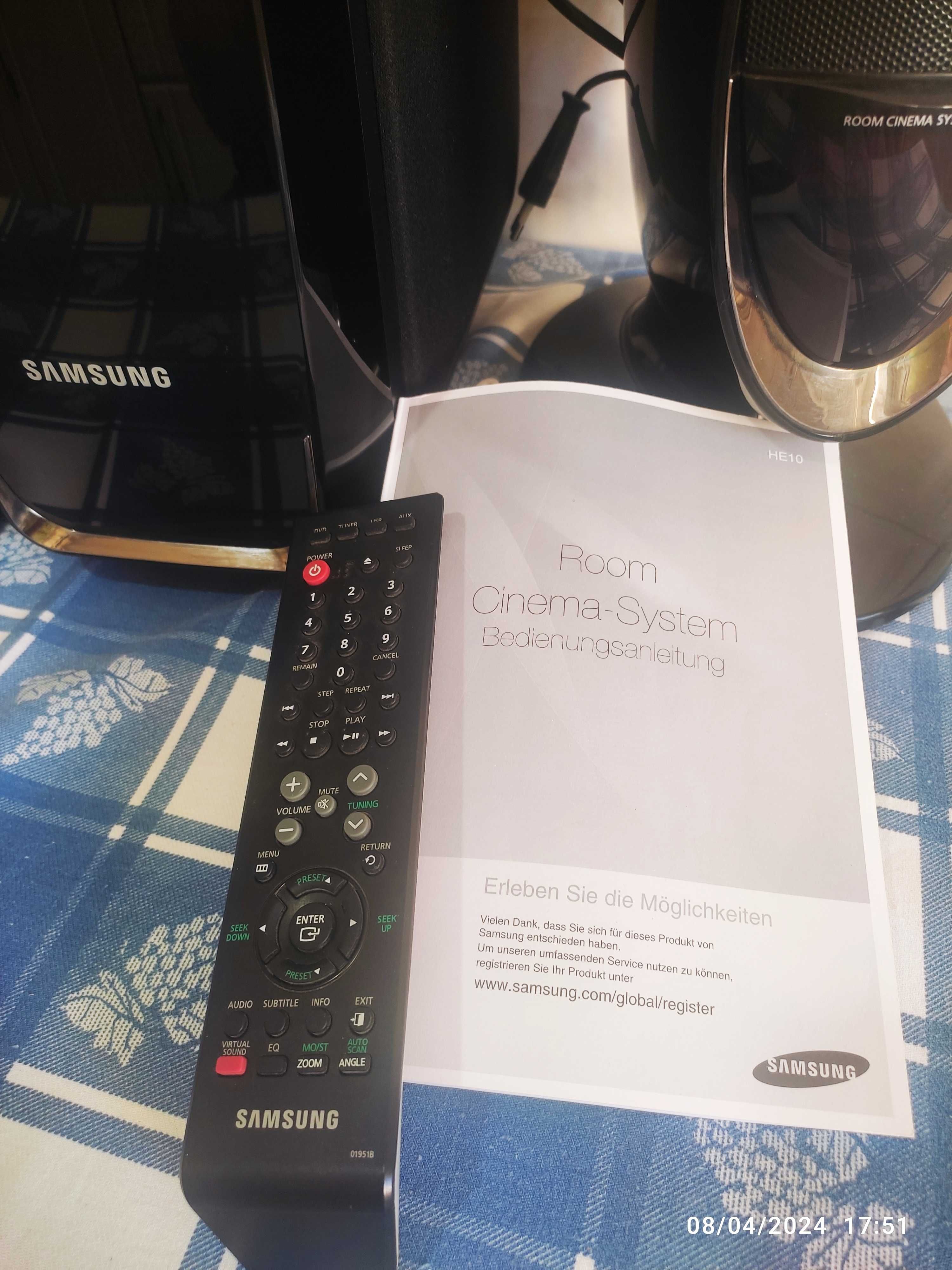 Samsung RTS-HE10. Home-cinema 2.1 channel. Produs premium!!