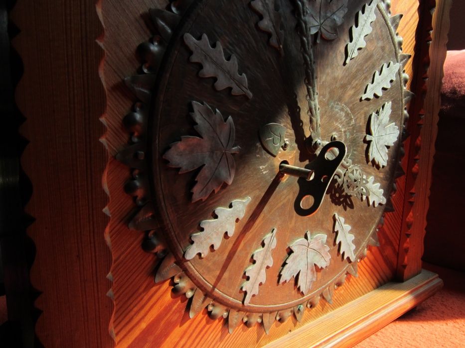 Ceas unicat mare Vintage functional handmade Germany mecanism mecanic