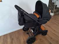 Cărucior de copii 2 in 1, Visoli Black