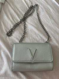 Малка сребърна чанта Valentino ‘Divina’