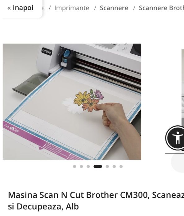 Vând masină scan N cut Brother CM300 scanează si decupează