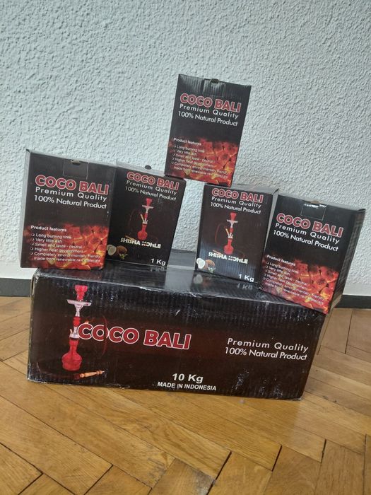 Въглени за Наргиле - COCO BALI Premium Quality 100% Natural Product 1K