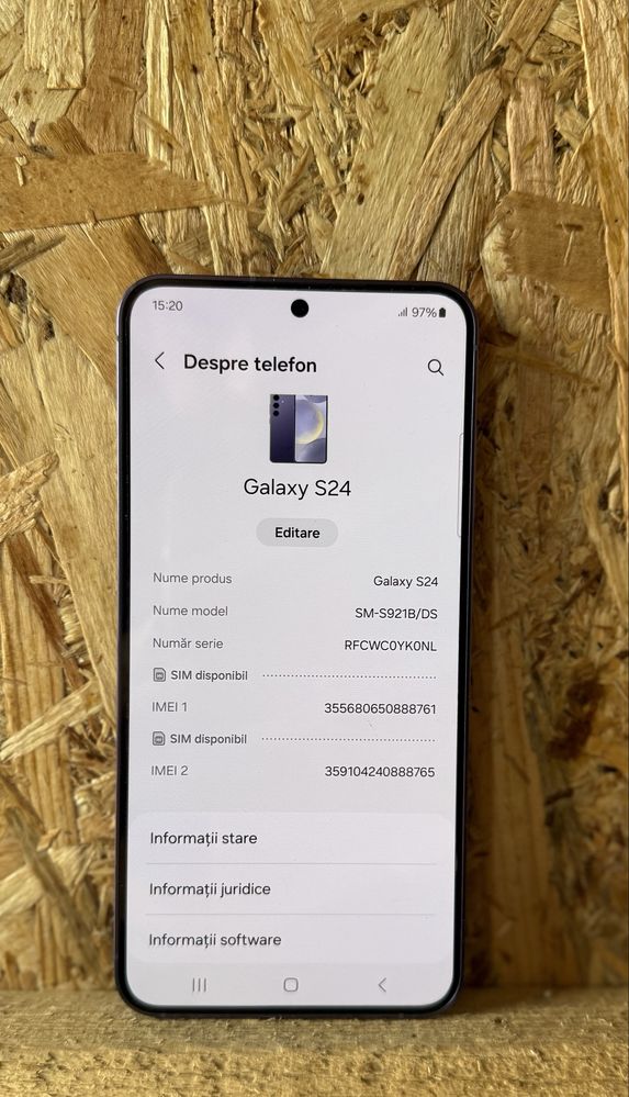 Samsung s24 Pret 1750 lei