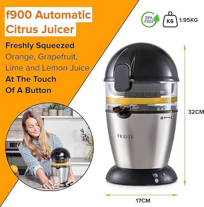 Fridja f900 Автоматична сокоизстисквачка за цитруси