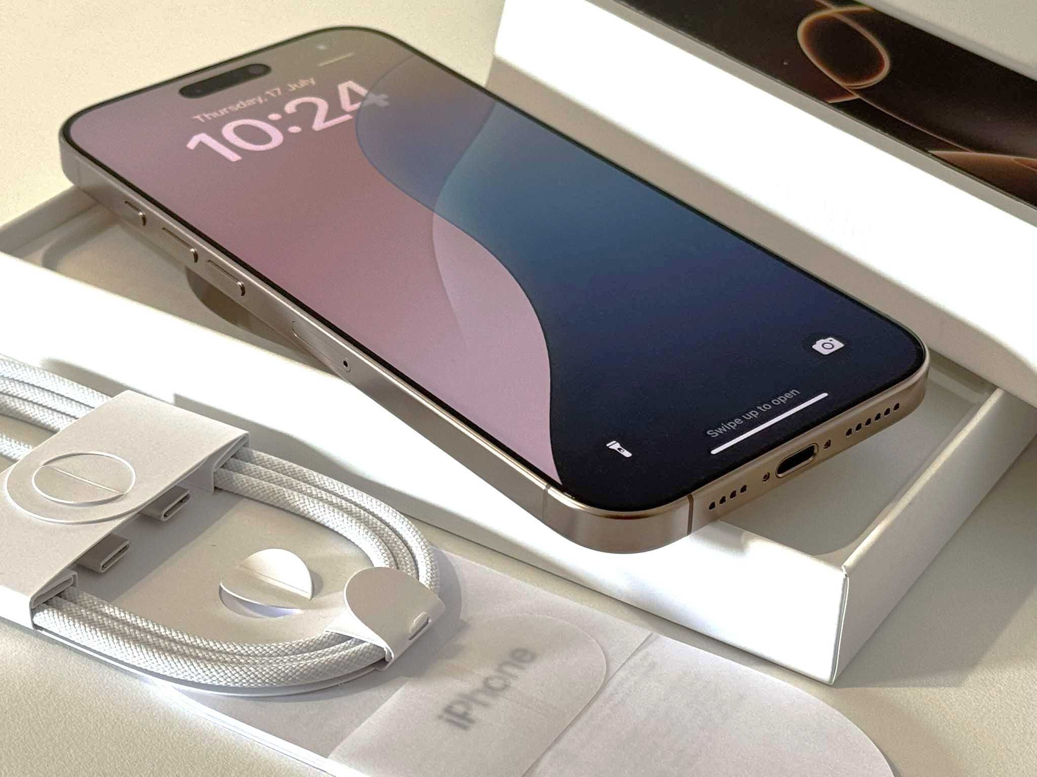Бартер!Нов!Гаранция! iPhone 16 Pro Max Desert Titanium (Златен)