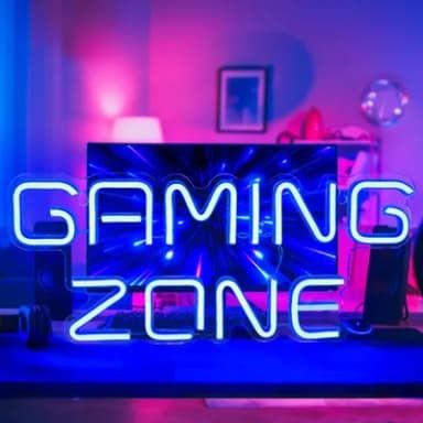 Semn luminos neon pentru gaming room