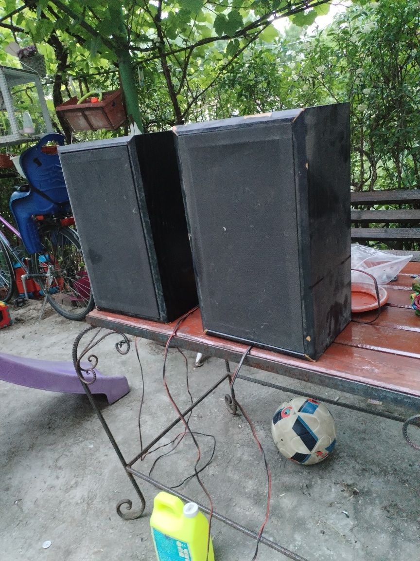 Vând boxe Dual și boxe Cat, amplificator Sony cu egalizator.