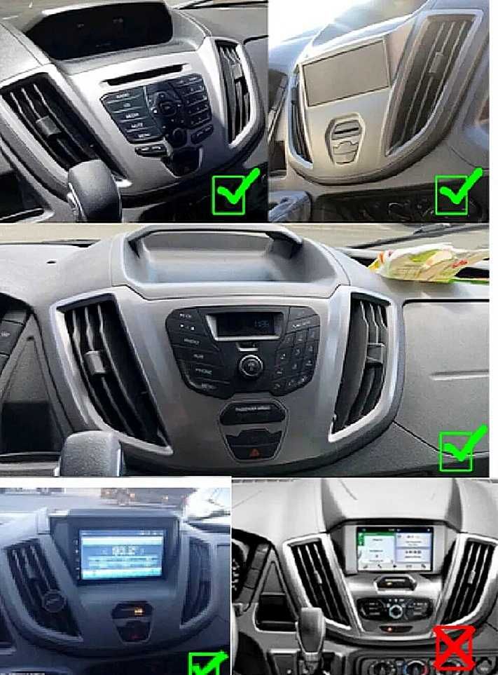 Мултимедия за Ford Transit Двоен дин Android Навигация дисплей Андроид