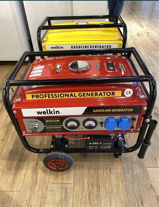 генератор бензиновый by WELKIN 3kvt 5,5 kvt