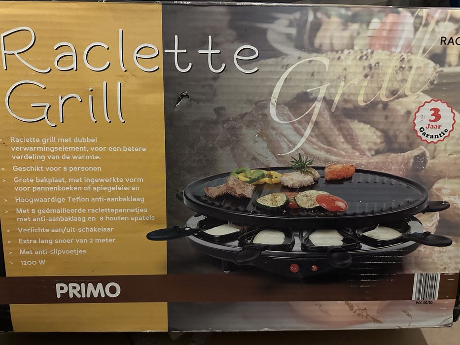Електрическа скара Раклет грил за до 8 човека - raclette grill