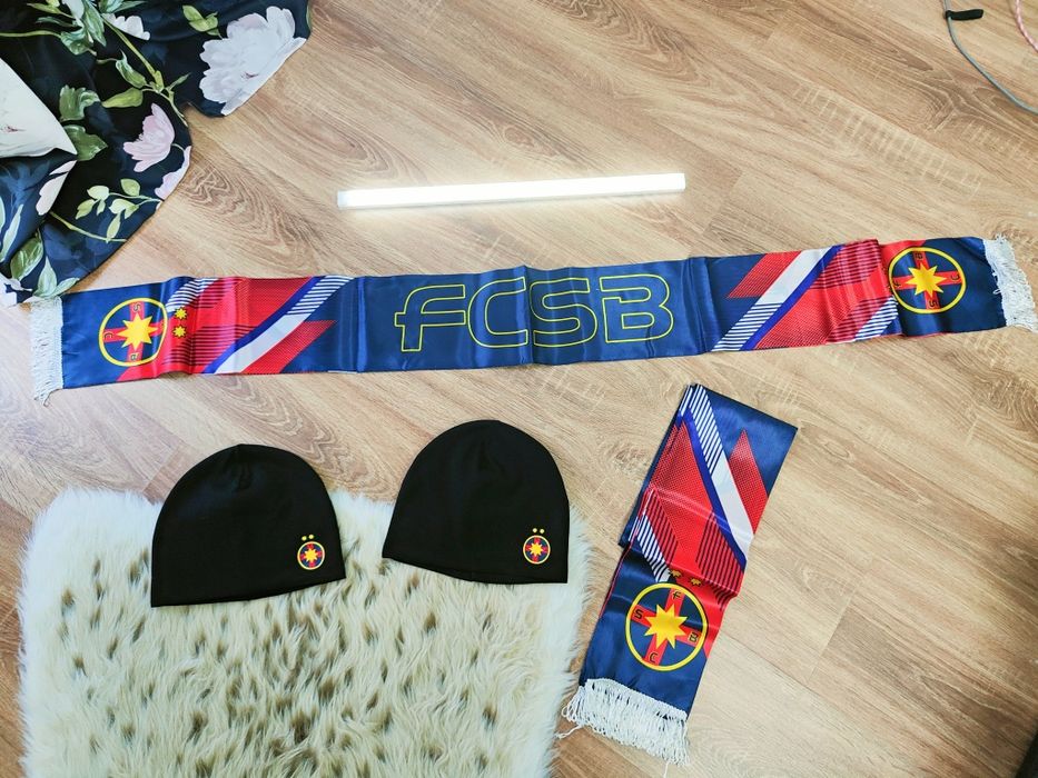 Fes FCSB Căciulă FCSB + Eșarfă FCSB Steaua București SET