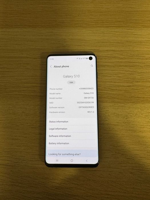 Samsung Galaxy S10 Prism Blue 128GB