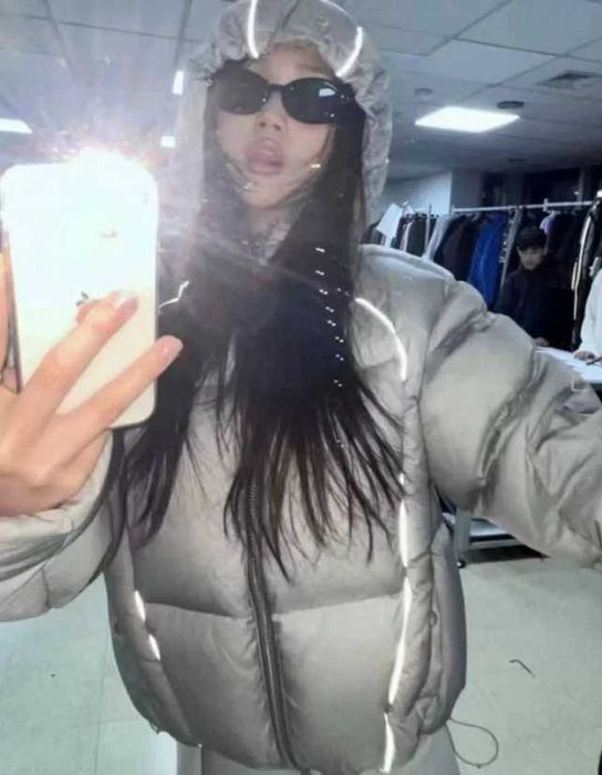 Куртка зимняя Nike пуховик рефлективный