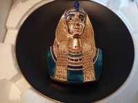Vand farfurie 3D bust pictat cu aur  Cleopatra Egipt