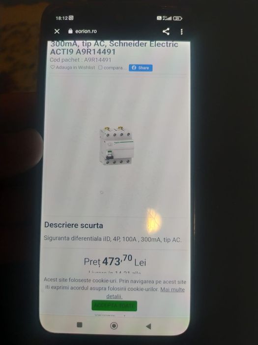 A9R14491 întrerupător dif 4poli