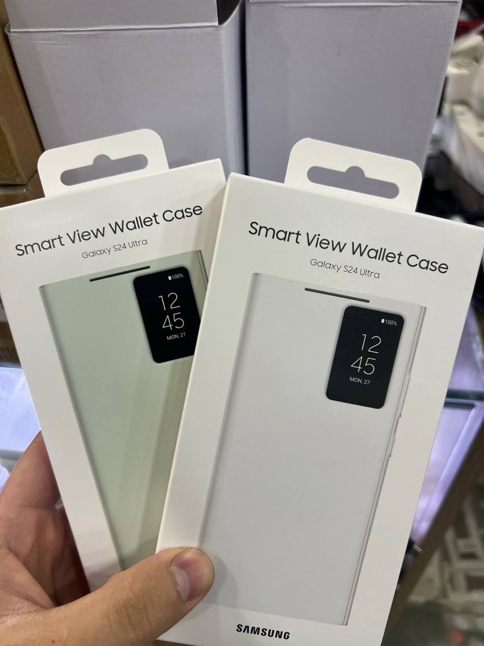 Чехол, Chexol S24 Ultra Smart View Wallet Case