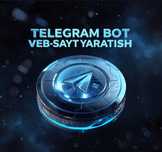 Telegram bot + Veb-sayt yasash | 7 kunda tayyor | 1.5 mln dan