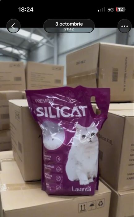 Silicat pentru pisici capacitate 5 L