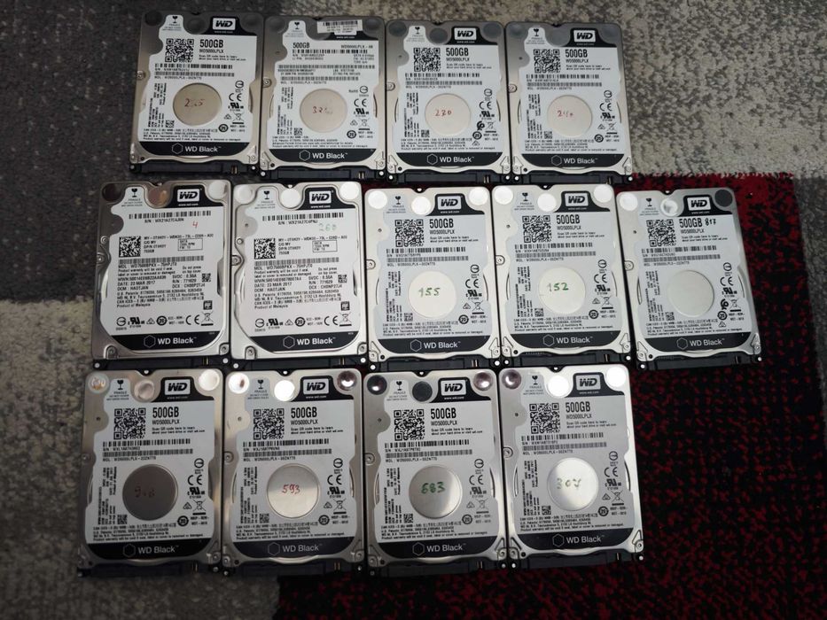 HDD SSD дискове WD BLACK 500gb 2.5inch и други