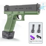 Детски воден пистолет Glock, Електрически, Автоматичен, Зелен