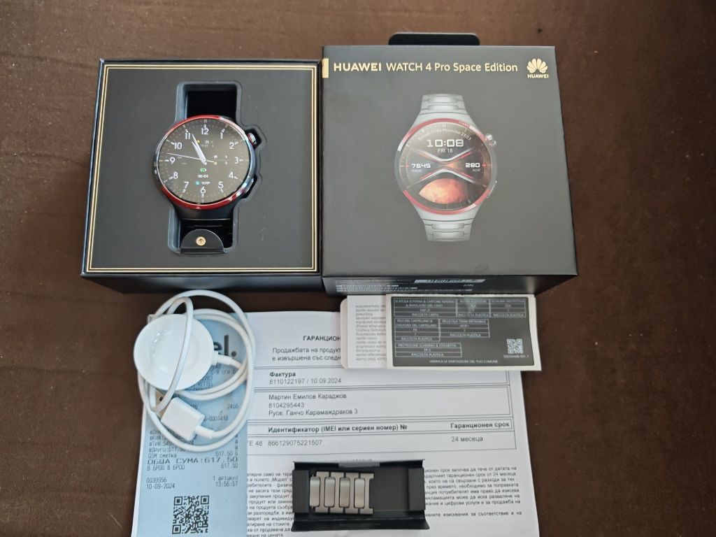 Huawei Watch 4 Pro Space Edition като нов с гаранция