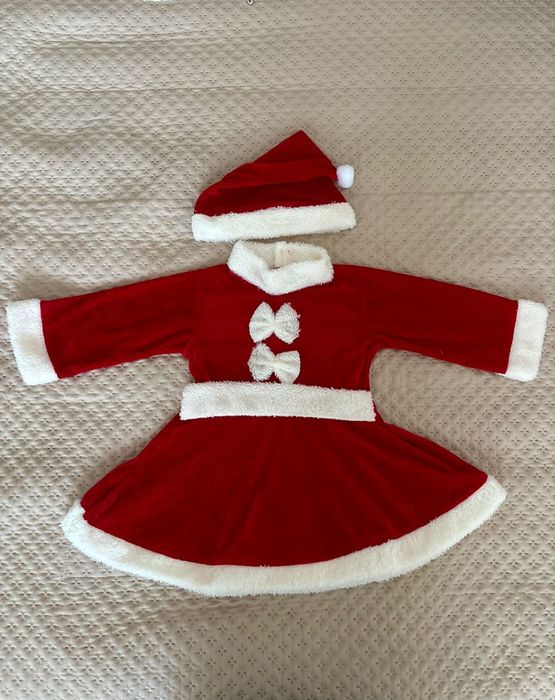 Костюм санты для девочки 2-3 лет