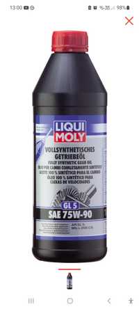 Трансмиссионное масло Lique Moly 75W90