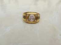 Шикарный мужской перстень с бриллиантами