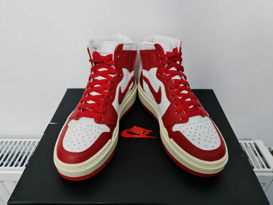 Noul Model NIKE-Women's Air Jordan 1 Elevate High 'Varsity Red', 38.5