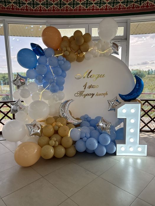 Фотозона оформление с шарами