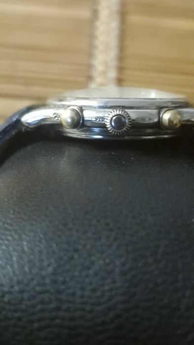 Ceas rar din argint 925 KIENZLE Chronograph,stare excelenta,(NOS).