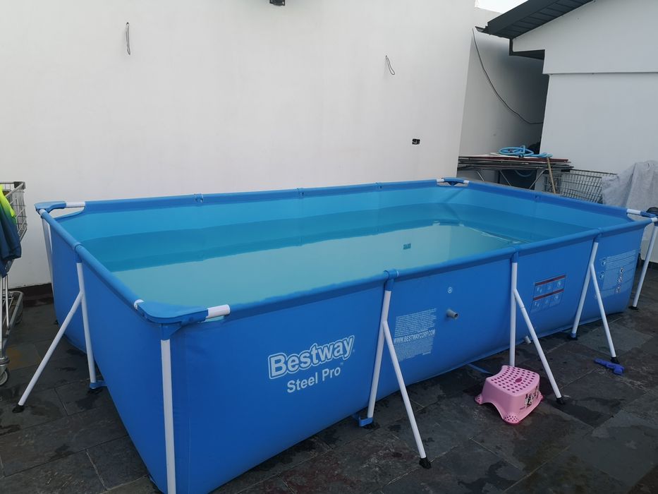 Piscina rectangulara cu cadru metalic Best Way 4m 211cm 81 cm