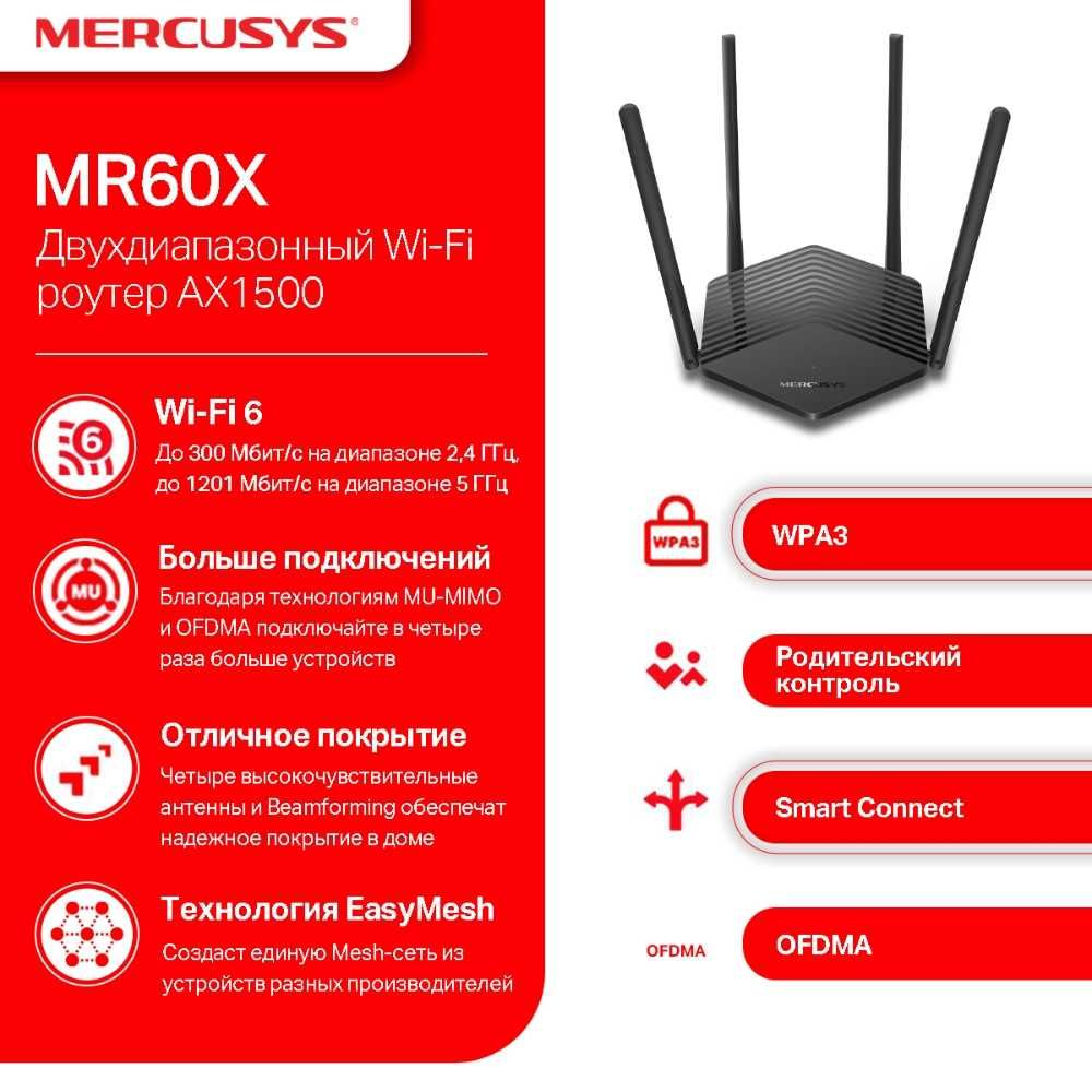 Wi-Fi роутеры Mercusys — стабильный интернет дома и в офисе!