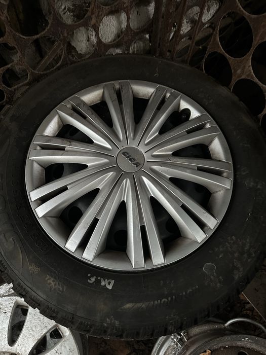 Roti iarna jante tabla cu anvelope iarna noi 195/65r15 dot24 5x112 Vw