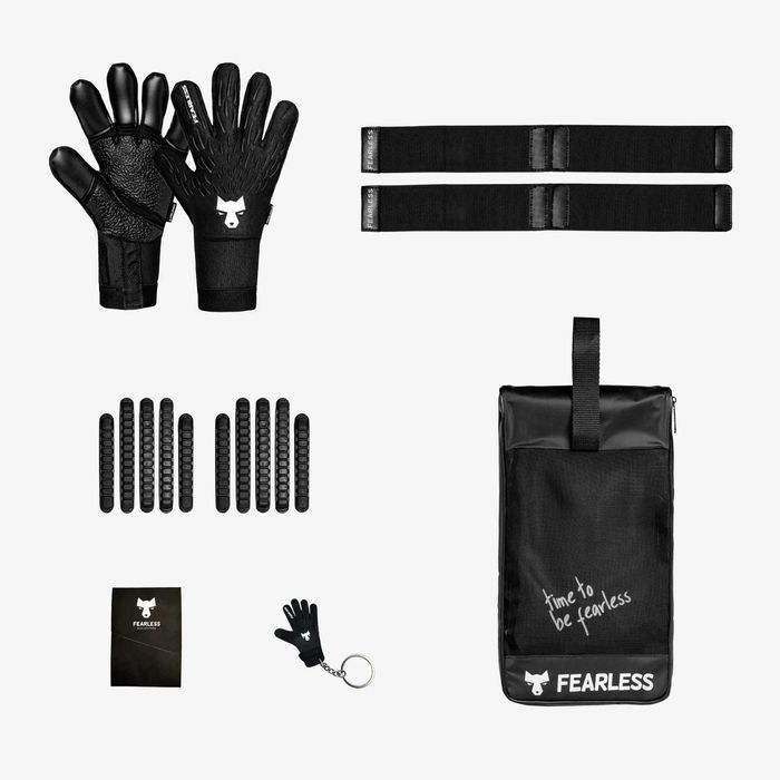 Вратарски ръкавици Fearless WOLF IRONPALM ONYX BL размер 6,7,9,10