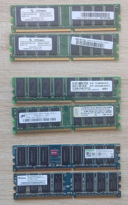 RAM DDR1 - diverse modele