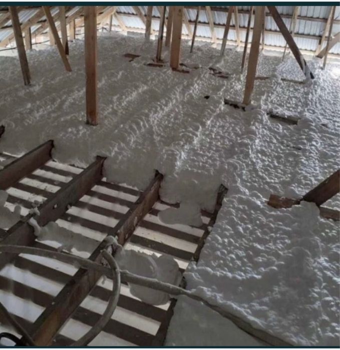 Утепление, крыша, стена ,пеноизол