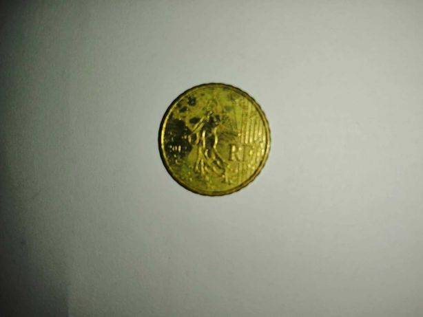 Set 1x monedă 1€ cent și 1x monedă 20€ cent
