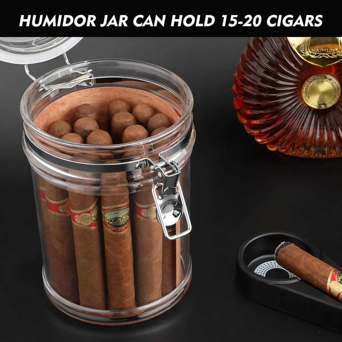 Humidor Trabucuri Transparent Nefolosit